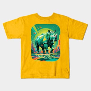 Green Rhino Kids T-Shirt